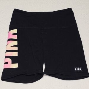 2 Pairs Of PINK Victoria's Secret Women's Black Shorts